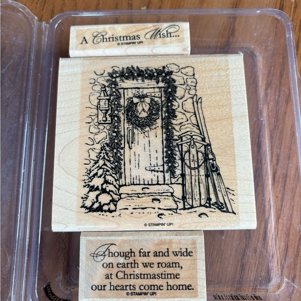 Stampin' Up! Home for Christmas Stamp Set of 3